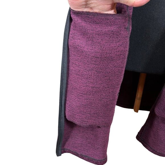 Kenneth Cole Reaction Purple Knit Headphone Access Full Zip Coat Size XXL - Picture 10 of 14